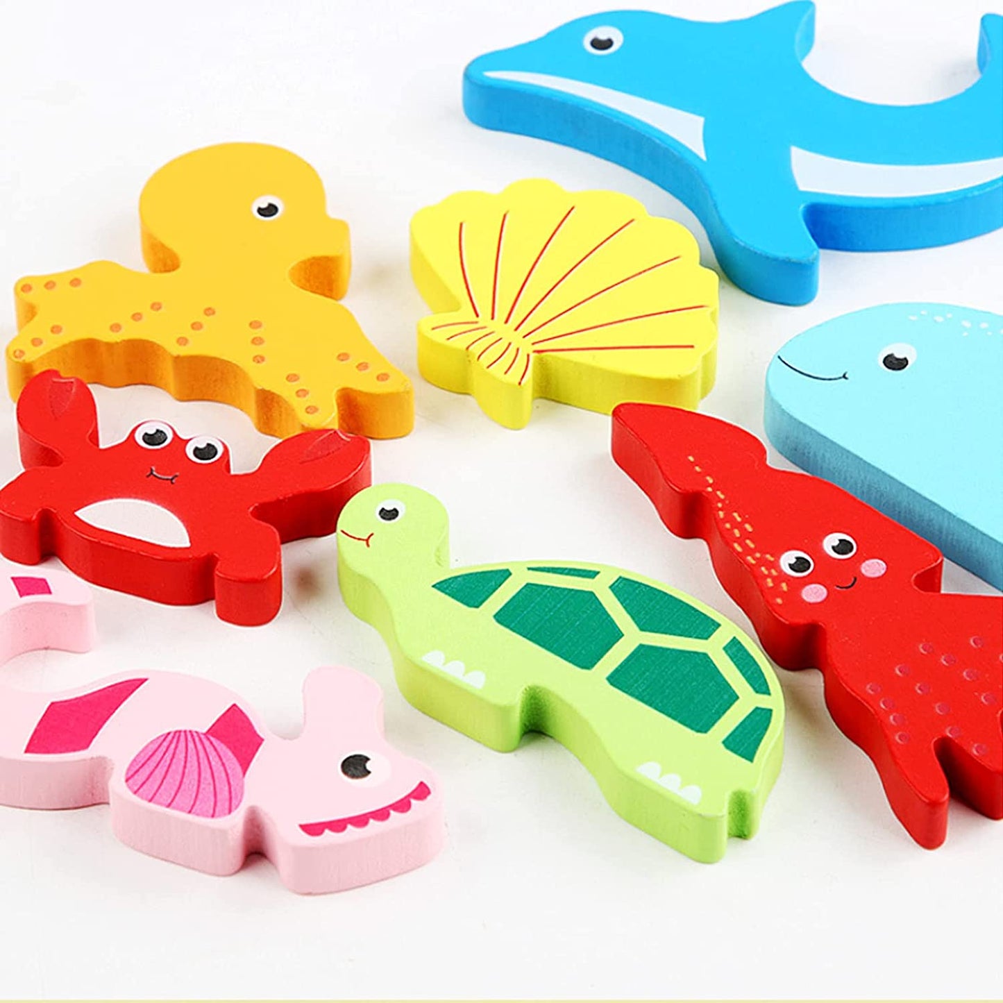 Wooden Jigsaw Puzzle Set with 3 Pieces