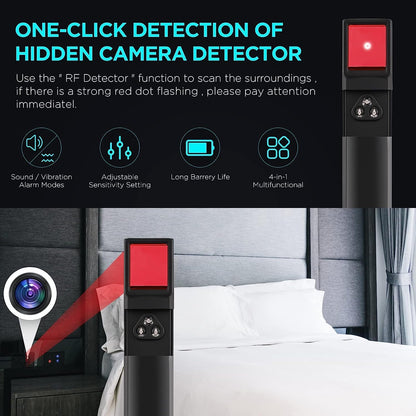 Advanced Spy Camera Finder with RF Detector