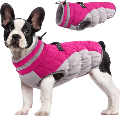 Warm Waterproof Dog Coat with Reflective Strip