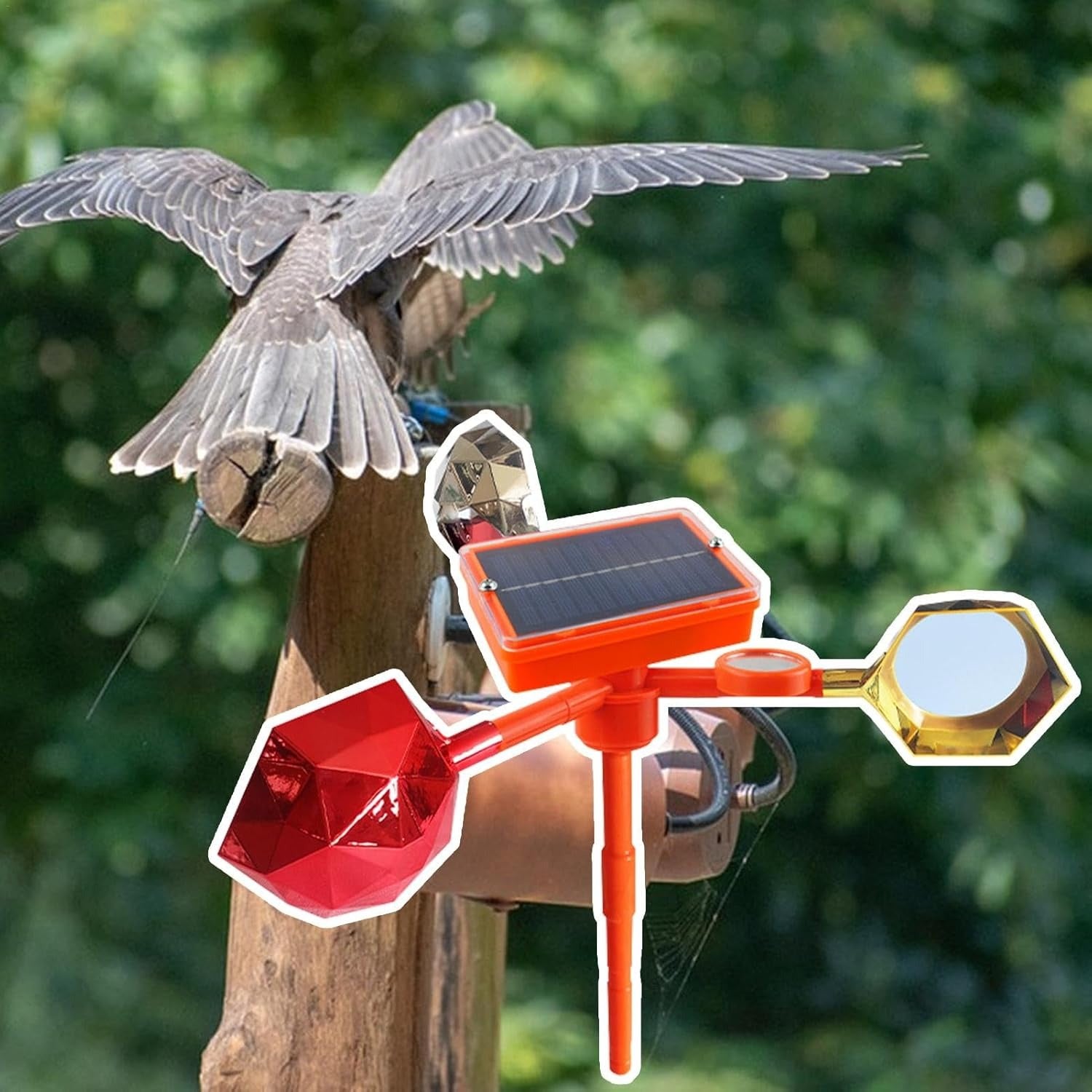 Outdoor Bird Scarer Mirror Repellent for Yard - Halri