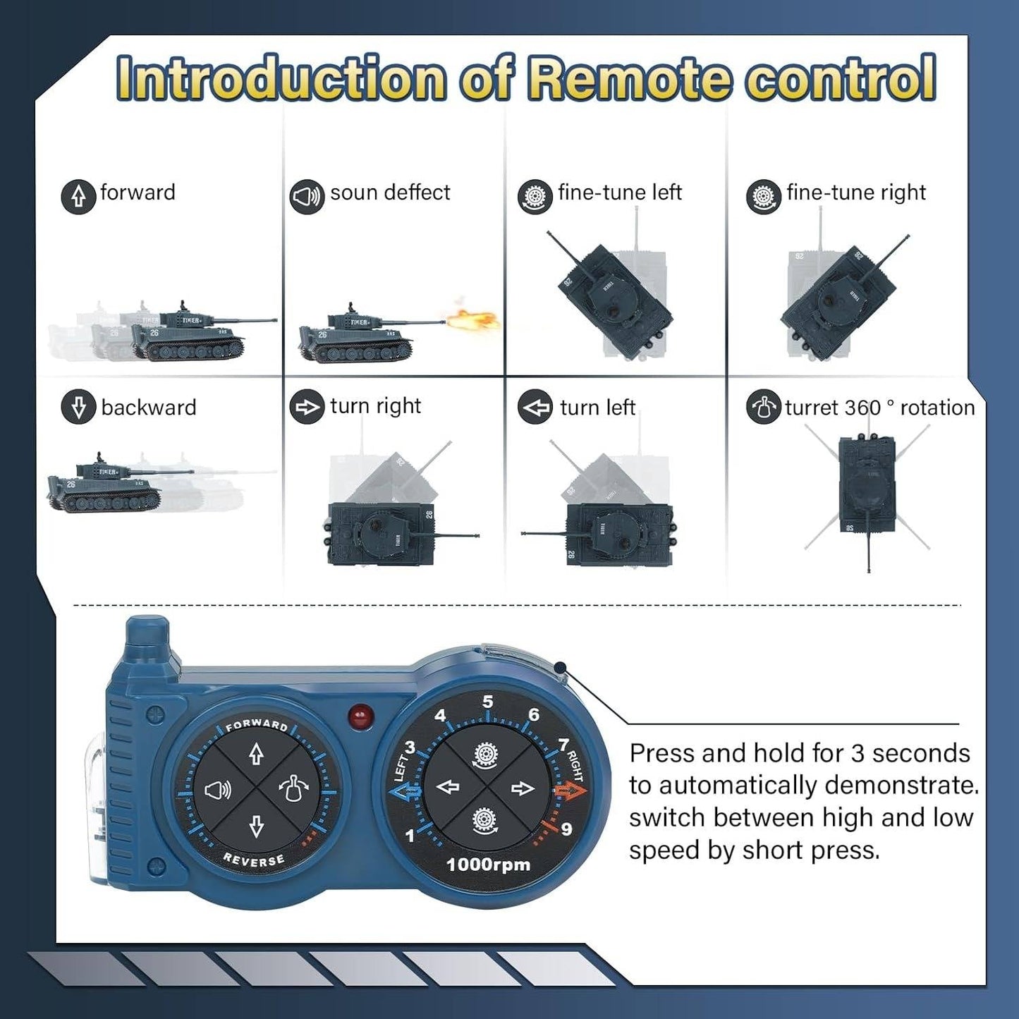 Remote Control Battle Tank