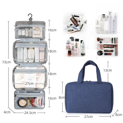 Waterproof Travel Toiletry Bag with Hang Loop