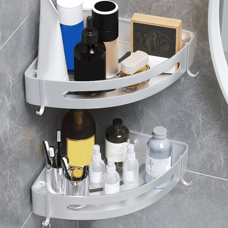 Stylish Silver 1/2/3 Piece Bathroom Accessory Set
