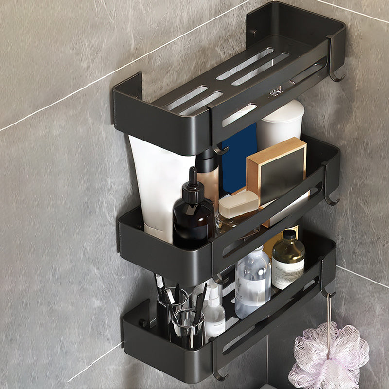 Stylish Silver 1/2/3 Piece Bathroom Accessory Set