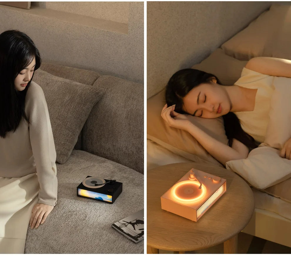 Relaxing Wireless Speaker with Colorful Nightlight - Halri