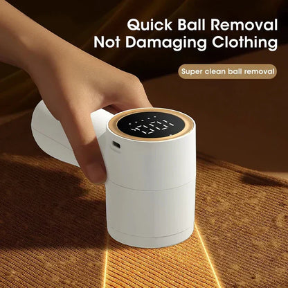 Portable Rechargeable Lint Shaver for Clothing and Upholstery