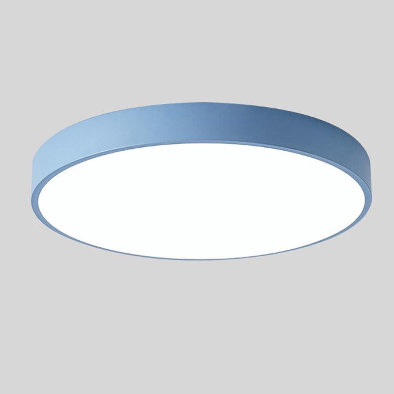 Simple Round LED Ceiling Fixture Slim Flush Mount
