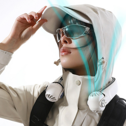 Portable Neck Cooling Fan with Adjustable Speed
