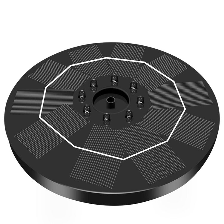 Solar Powered Fountain Pump with LED Light Show