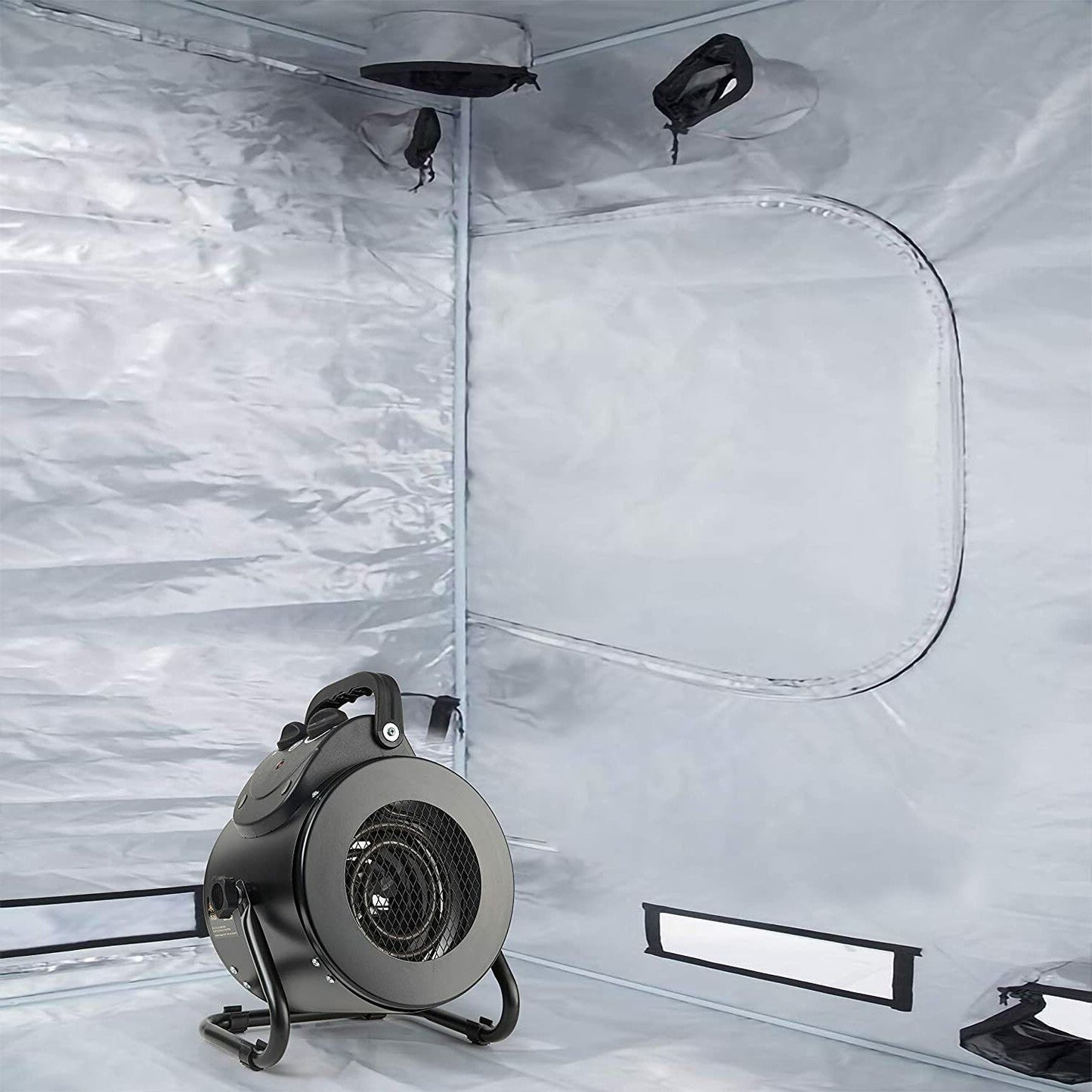 Portable Fast Heat Fan for Greenhouse Grow Tent Workplace