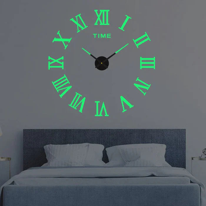 Quiet Modern Wall Clock Analog Home Decoration