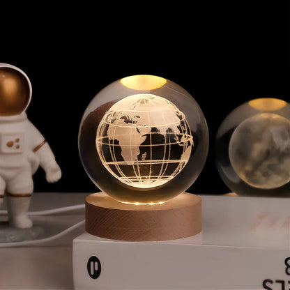 Beautiful 3D Crystal Orb Decoration