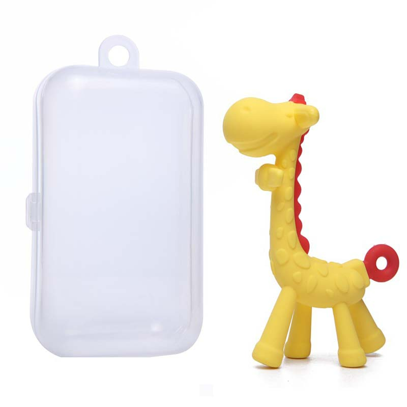 Soft Silicone Baby Teether Giraffe Toy