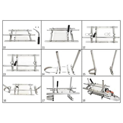 Compact Portable Saw Mill 18-48 Log Cutter