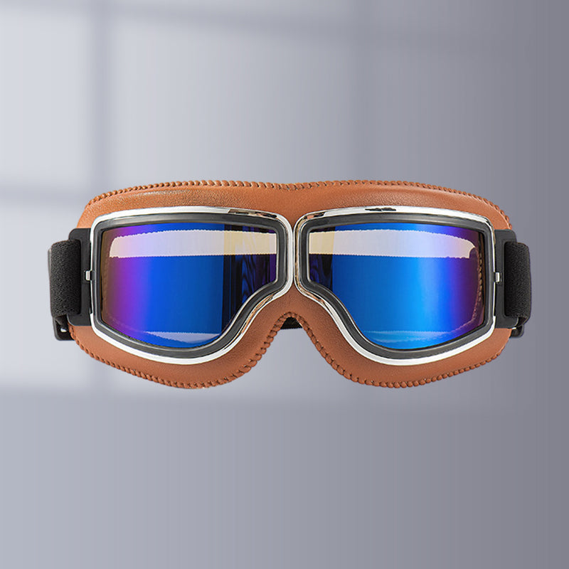 Classic Biker Goggles – Vintage Aviator Sunglasses