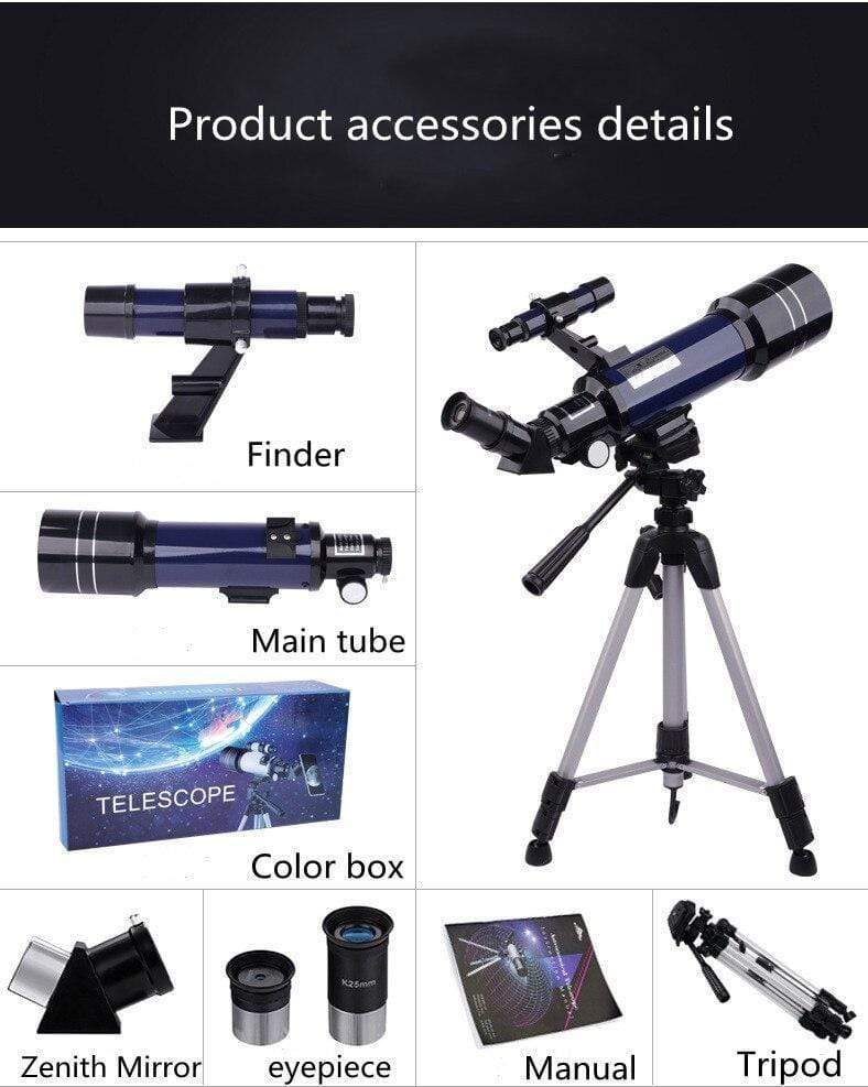Easy Space Telescope Kit with 150X Zoom and Barlow Lens