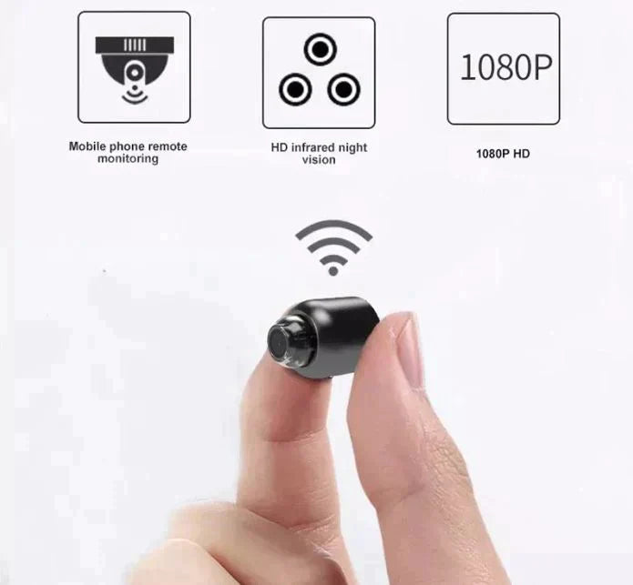 Compact 2 Pack WiFi Home Security Cameras Night Vision