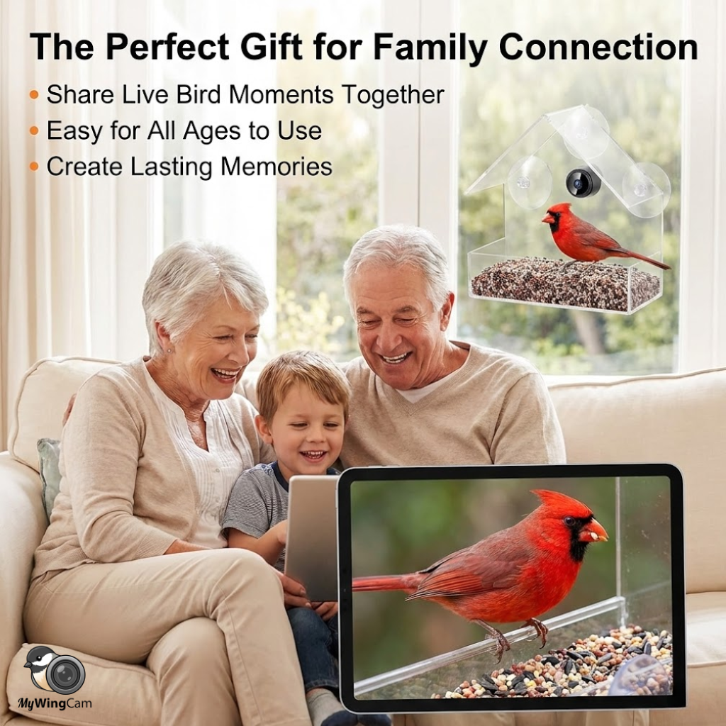 Outdoor Bird Feeder Camera 1080P WiFi