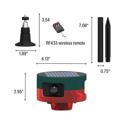 Outdoor Motion Sensor Security Light & Animal Repellent