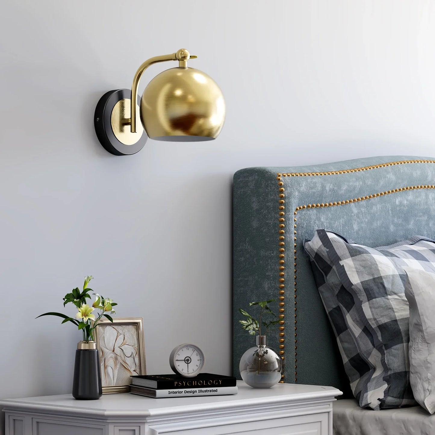 Smart LED Wall Sconce with Dimmable Color Changing Light - Halri