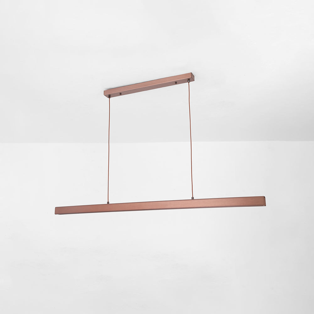 Simple Linear Pendant Light Modern Adjustable Ceiling Lamp