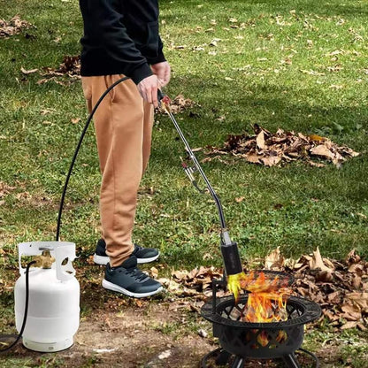 800,000 BTU Propane Torch Weed Burner – Heavy Duty Flame Torch for Ice, Asphalt & Weed Removal