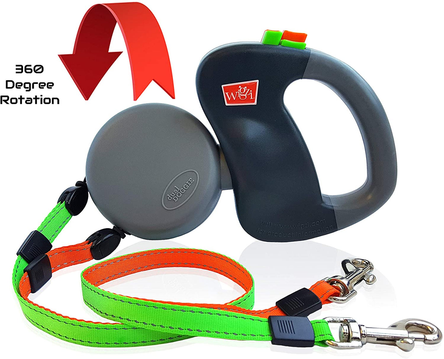 Easy Walk Double Dog Leash - Tangle Free Pet Lead