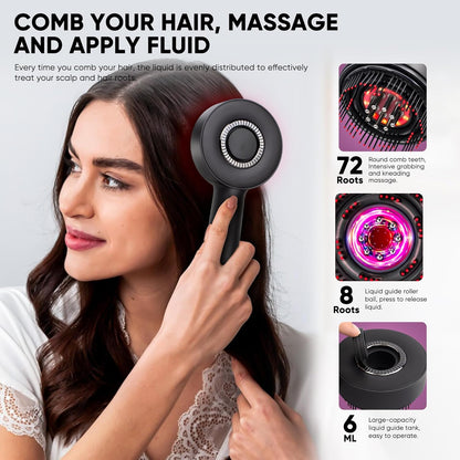 Gentle Hair Massager With Oil Brush For Healthy Hair