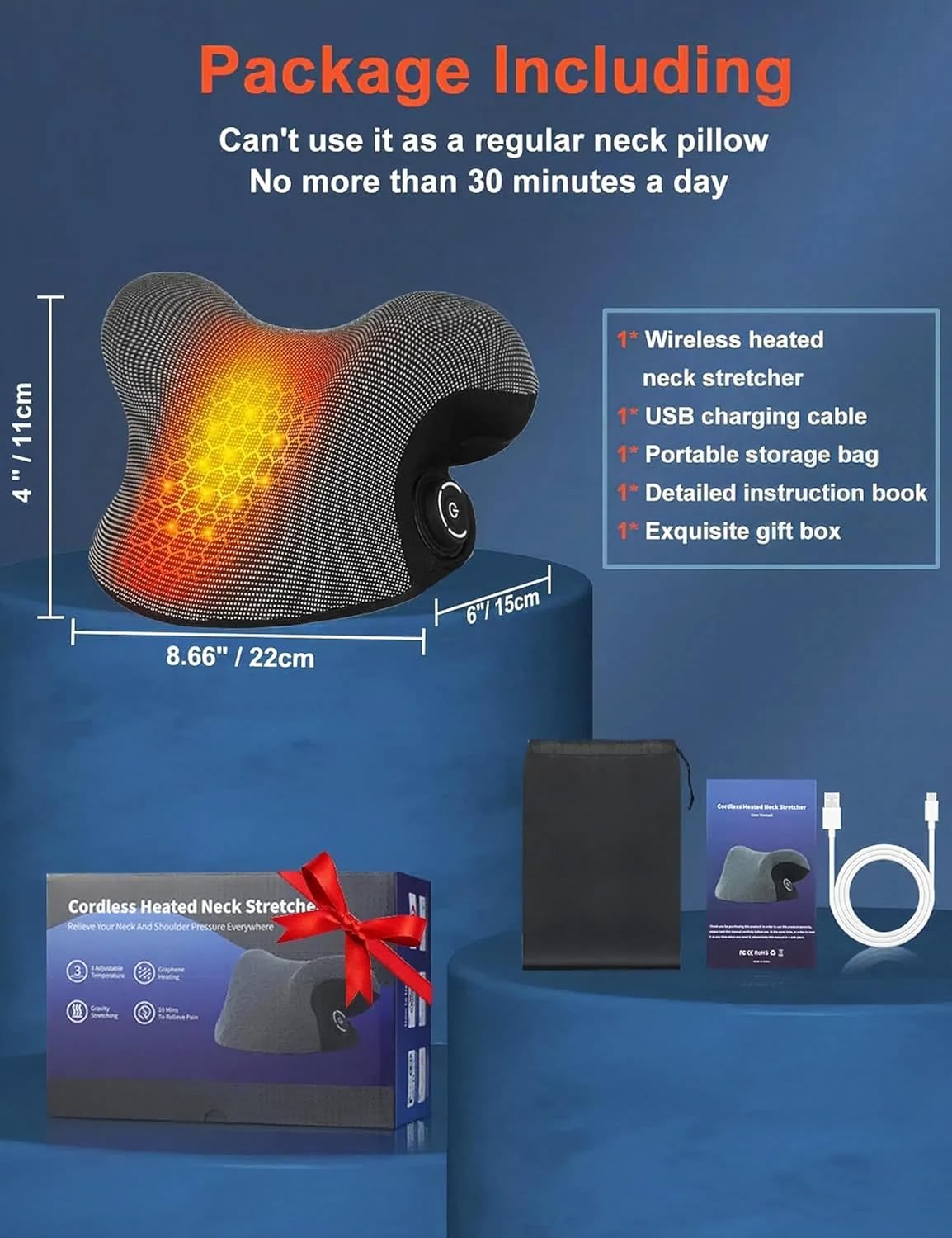 Warm Therapeutic Neck Massager
