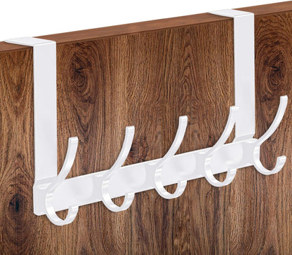 Space Saving Door Hook with 6 Strong Hooks