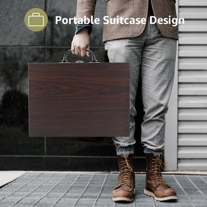 Retro Suitcase Design Portable Vinyl Record Player