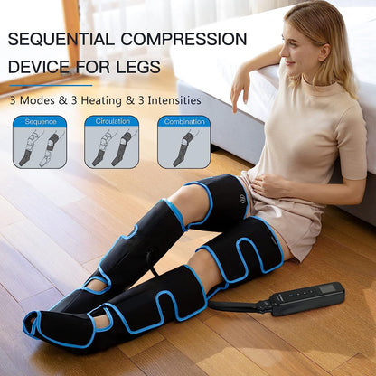 Heated Leg Massager Wrap for Circulation Relief