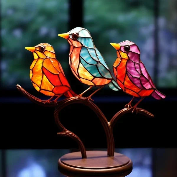 Unique Handcrafted Bird Figurine