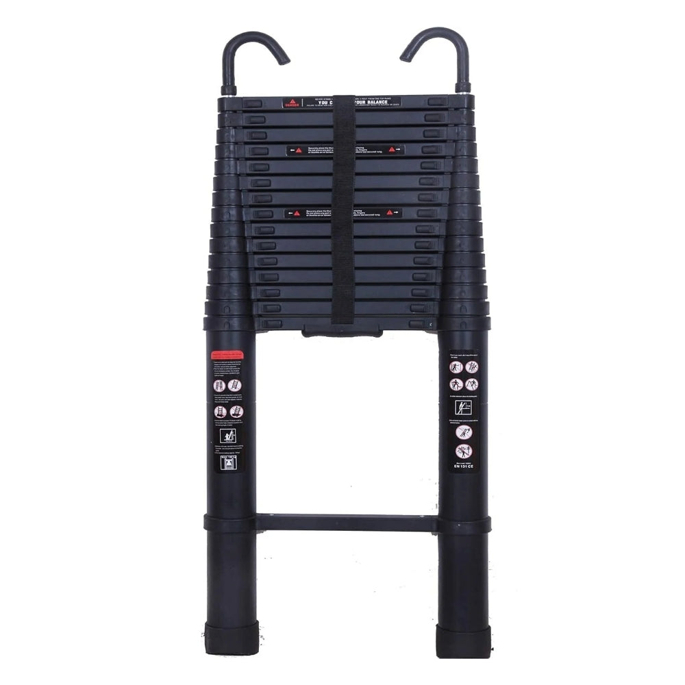 Strong Adjustable Roofing Ladder with Safety Hook