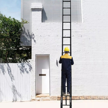 Strong Adjustable Roofing Ladder with Safety Hook