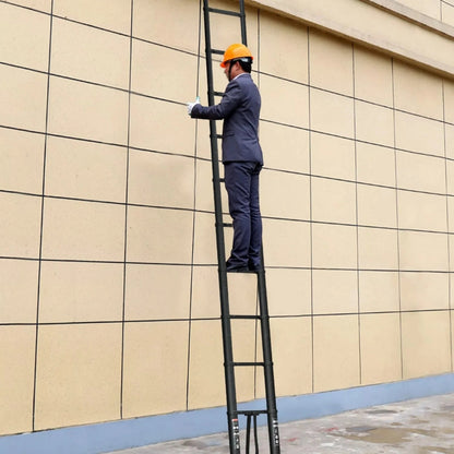 Strong Adjustable Roofing Ladder with Safety Hook
