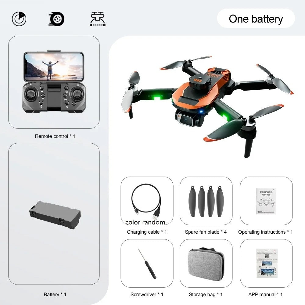 8K Professional Drone with Dual UHD Cameras, Obstacle Avoidance, Brushless Motor and Compact Foldable Design