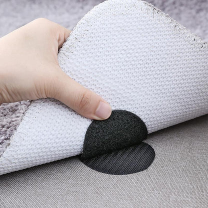Anti Slip Rug Grippers Hook and Loop Fasteners (5 Pack)
