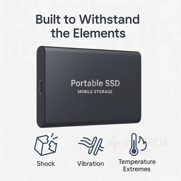 Portable External SSD Hard Drive 1TB 2TB 4TB Storage