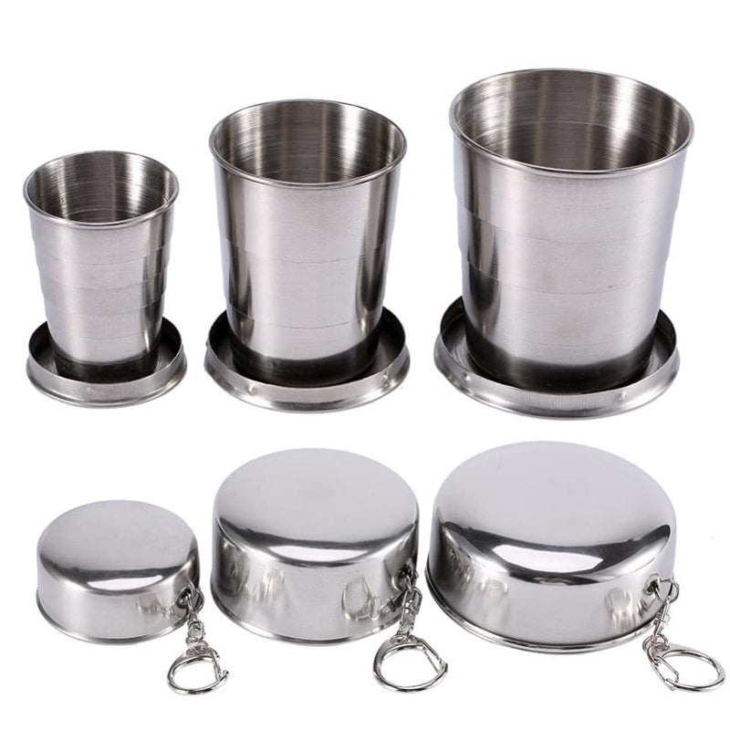 Portable Stainless Steel Collapsible Cup - Halri