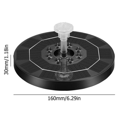 Solar Powered Fountain Pump with LED Light Show