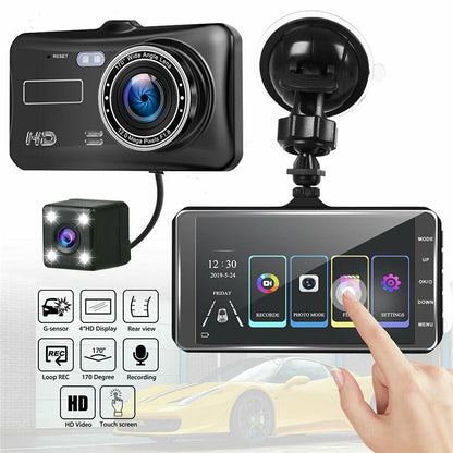 Full HD Dual Car Camera 1080P Front Rear DVR