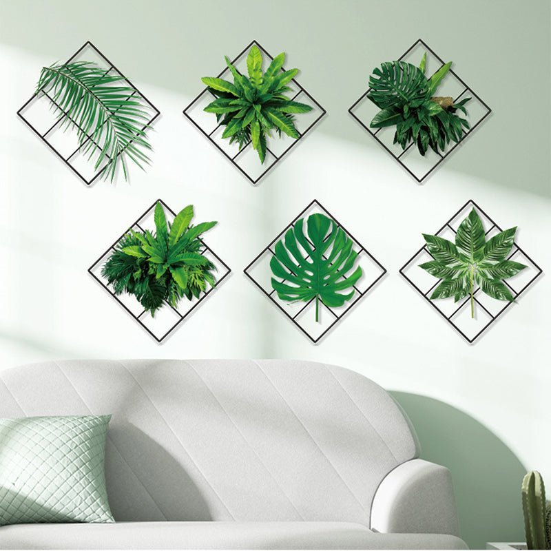 Realistic Plant Wall Stickers Decor - Halri