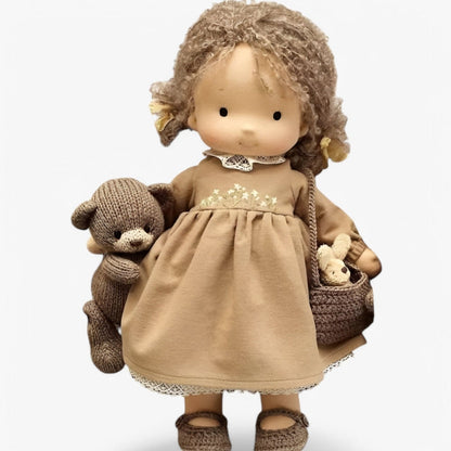 Artistic Wooden Doll for Creative Kids Play