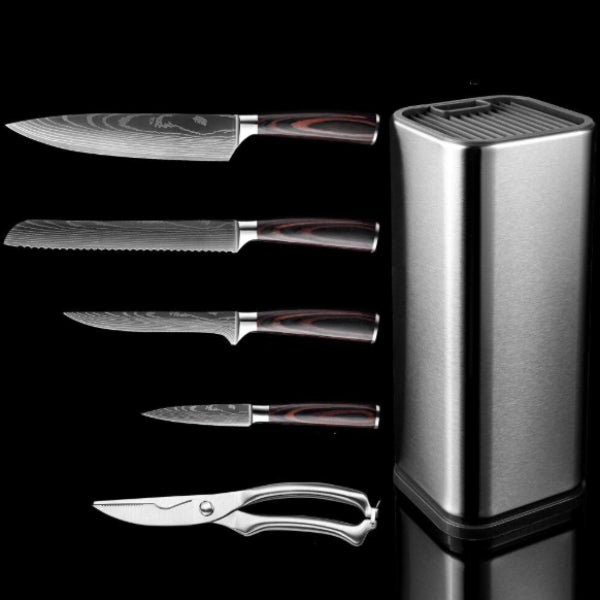 Premium Damascus Steel Kitchen Knives Set