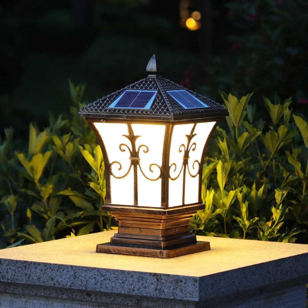 Bright Outdoor LED Garden Post Light for Yard and Driveway - Halri