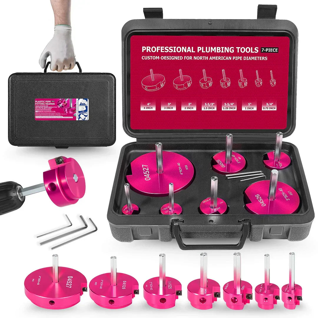 Essential Pipe Reamer Set for PVC and ABS Pipes - Halri