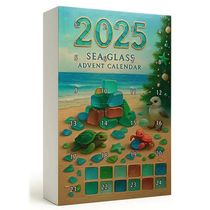 Seaside Themed Acrylic Christmas Countdown Calendar - Halri