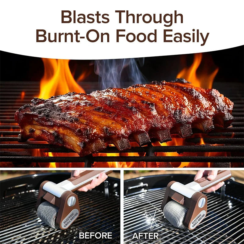 Easy Electric Grill Brush Cleaner