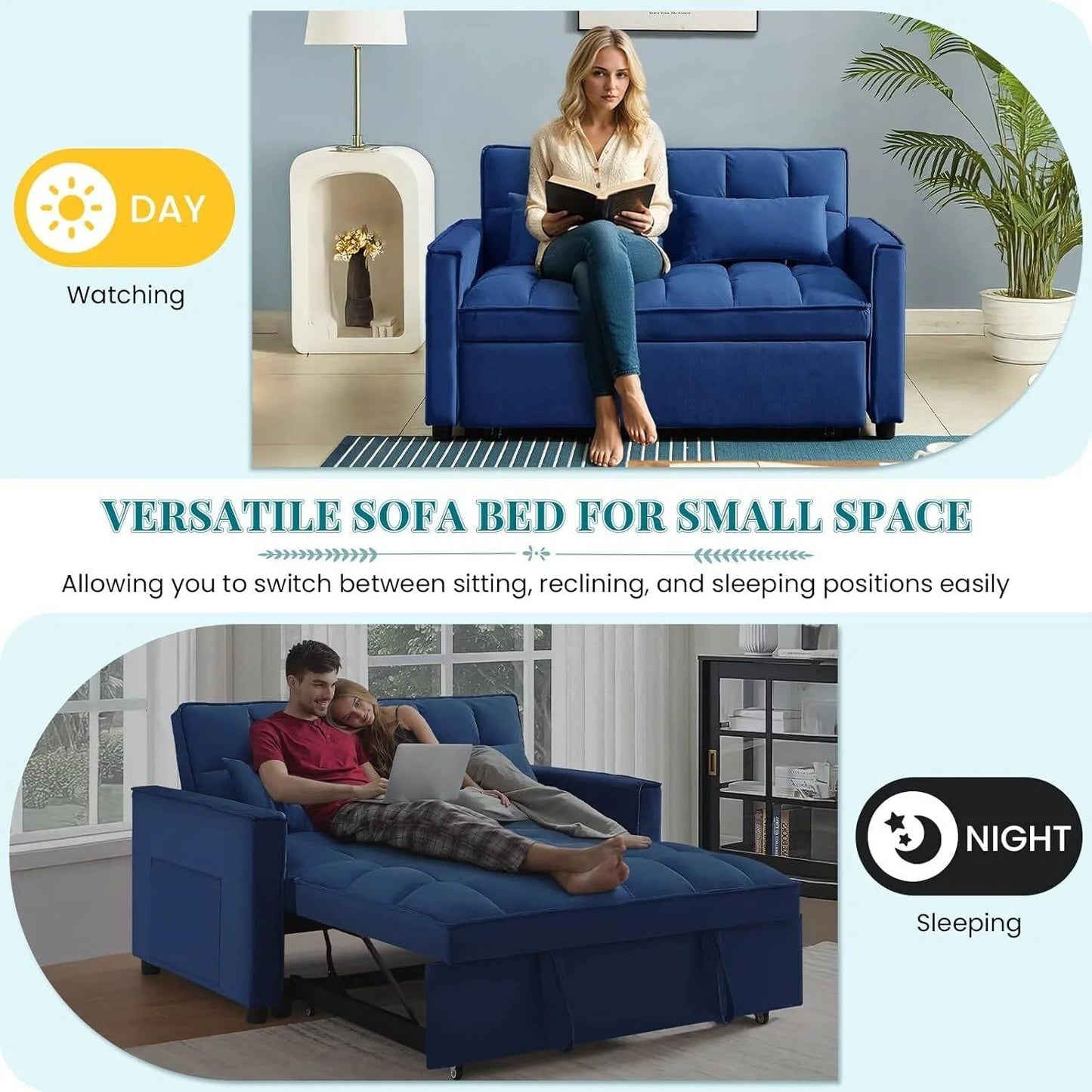 Space Saving Folding Sofa Bed